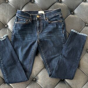 LOFT Dark Blue Ankle stretch Jeans sz 0